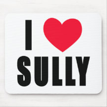 I Love Sully I HEART Sully Mousemats