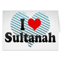 I Love Sultanah, Saudi Arabia Cards
