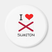 I Love SUMITON Alabama Magnet