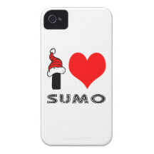 I Love Sumo Design Case-Mate iPhone 4 Case
