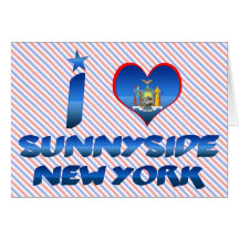 I love Sunnyside, New York Greeting Card