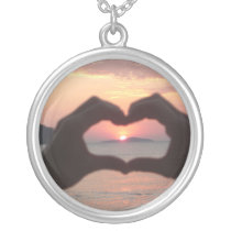 I love sunset necklaces