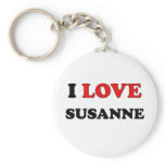 I Love Susanne keychains