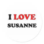 I Love Susanne stickers
