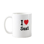 I love Suzi heart T-Shirt mugs