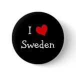I Love Sweden buttons