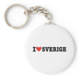 I love Sweden keychains