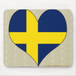 I Love Sweden mousepads
