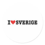 I love Sweden stickers