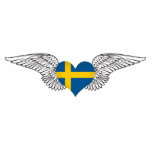 I Love Sweden -wings photo sculptures