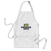 I Love Swedish Boys Aprons