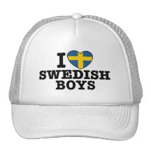 I Love Swedish Boys Hat
