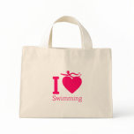 I Love Swimming Bag