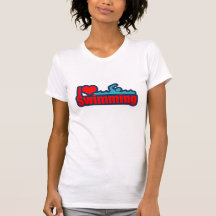 I Love Swimming Shirt