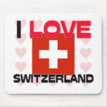 I Love Switzerland mousepads