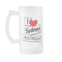 I Love Sydney Australia Mugs