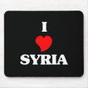 I Love Syria mousepads
