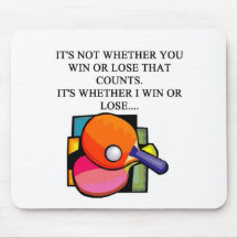 i love table tennis mousepad