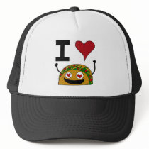 I Love Taco Trucker Hat
