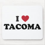 I Love Tacoma Washington Mouse Pads