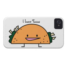 I Love Tacos cell case IPhone 4 iPhone 4 Case-Mate Case
