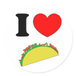 I Love Tacos stickers