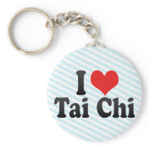 I Love Tai Chi Keychains