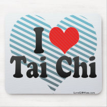 I Love Tai Chi Mouse Pad
