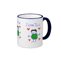 I Love Taid Coffee Mugs