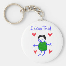 I Love Taid Key Chains