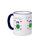 I Love Taid Coffee Mugs