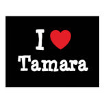 I love Tamara heart T-Shirt Postcard