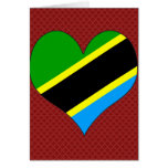 I Love Tanzania Greeting Card