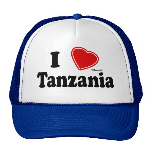 I Love Tanzania Hats