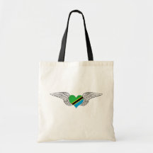 I Love Tanzania -wings Bag