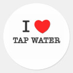 I Love Tap Water Stickers