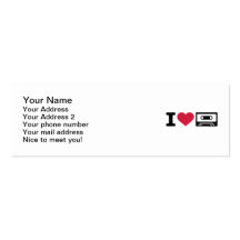 I love tape business card templates