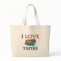 I Love Tapirs bags