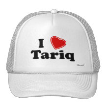 I Love Tariq Trucker Hats