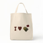 I love Tea Canvas Bag