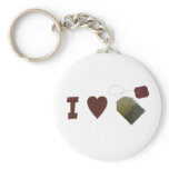 I love Tea Keychain