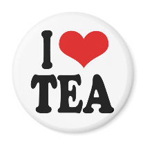I Love Tea Fridge Magnets