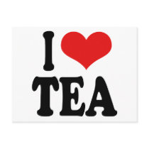 I Love Tea Post Card