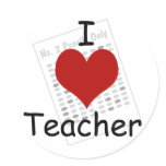 i love teacher stickers
