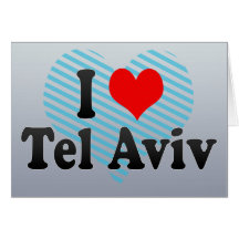 I Love Tel Aviv, Israel Cards