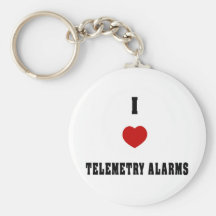 I Love Telemetry Alarms Keychain