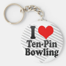 I love Ten-Pin Bowling Keychains