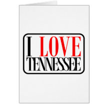 I Love Tennessee Design Card