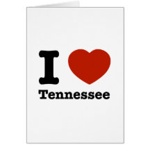 I Love Tennessee Greeting Cards