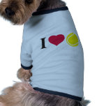 i love tennis pet clothing